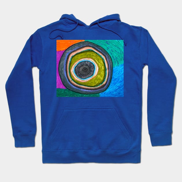 Blue Eye Hoodie by PodmenikArt